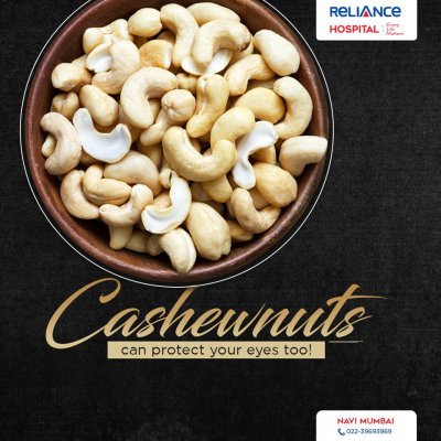 Cashewnuts can protect your eyes too !