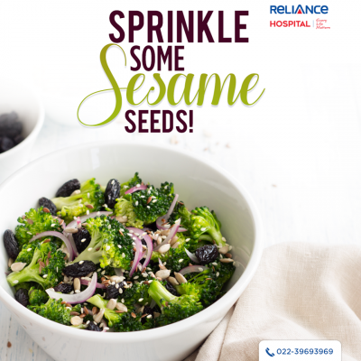 Sprinkle some sesame seeds