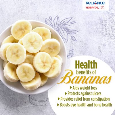Health benefits of Bananas 