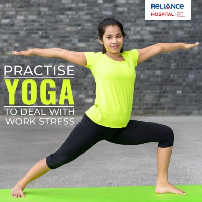 Practise yoga to deal with work stress