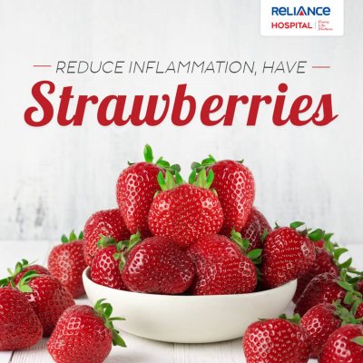 Reduce inflammation, have strawberries 