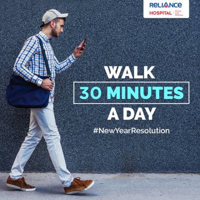 Walk 30 minutes a day 