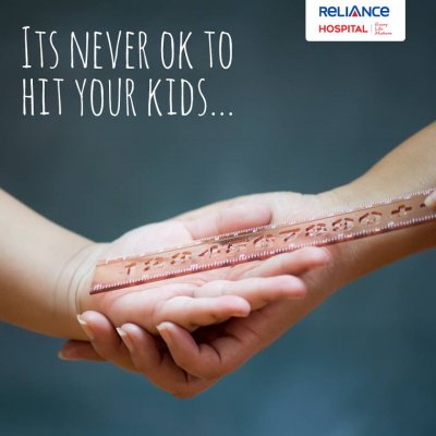 Its never ok to hit your kids 