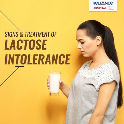 Signs & treatment of lactose intolerance