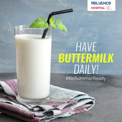 Have a glass of Buttermilk daily