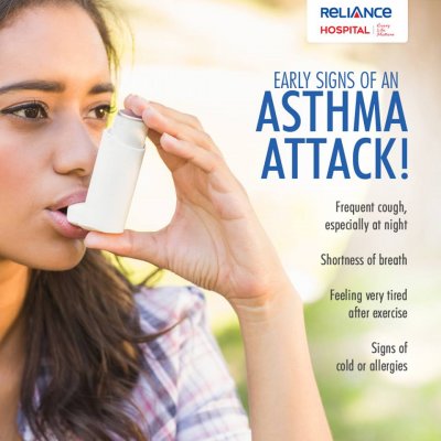 Early signs of an asthma attack!