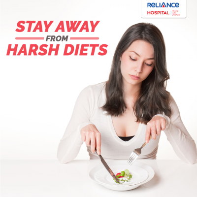 Stay away from harsh diets