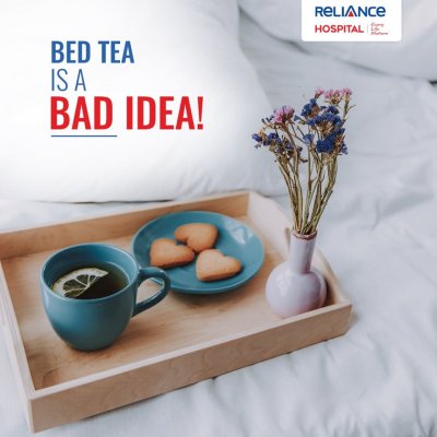 Bed tea is a bad idea!