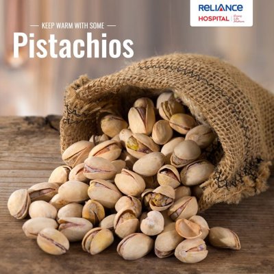 Keep warm with pistachios