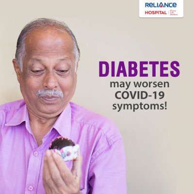 Diabetes may worsen covid- 19 symptoms!