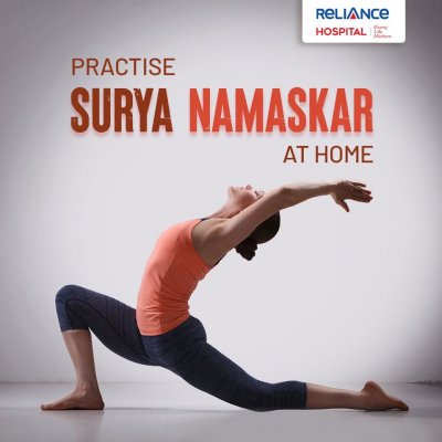 Practise Surya Namaskar at home