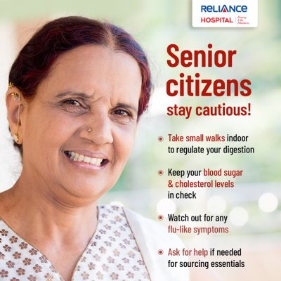 Senior citizens stay cautious!