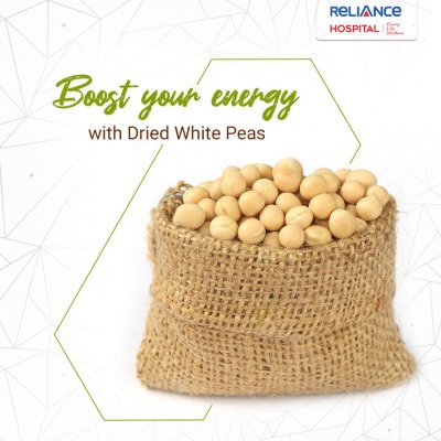 Boost your energy with dried white peas