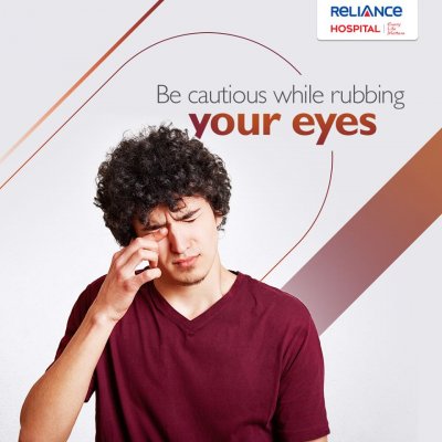 Be cautious while rubbing your eyes