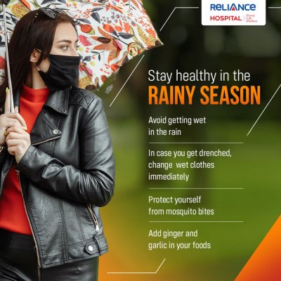 Stay healthy in the rainy season