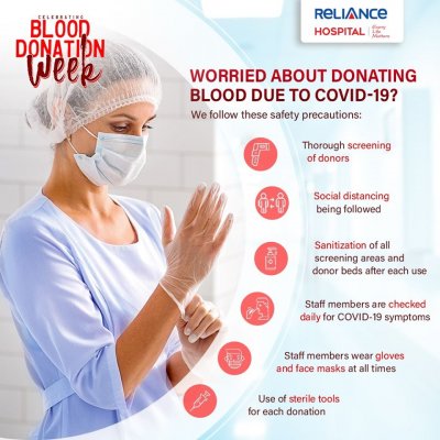 Worried about donating blood due to Covid - 19?