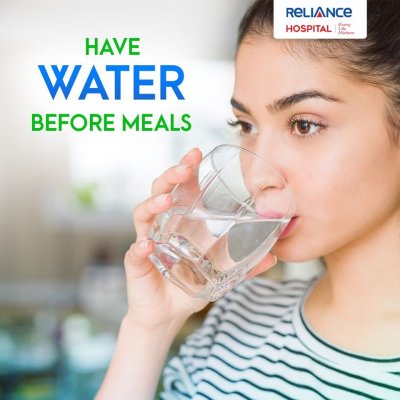 Have water before meals