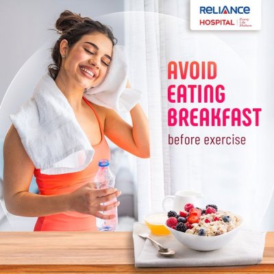 Avoid eating breakfast before exercise