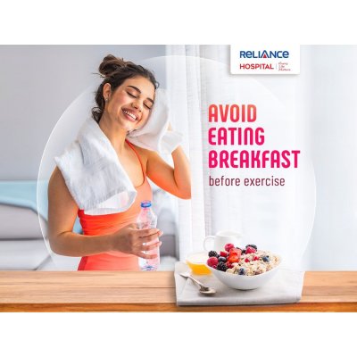 Avoid eating breakfast before exercise