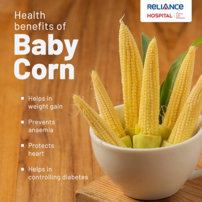 Health benefits of baby corn