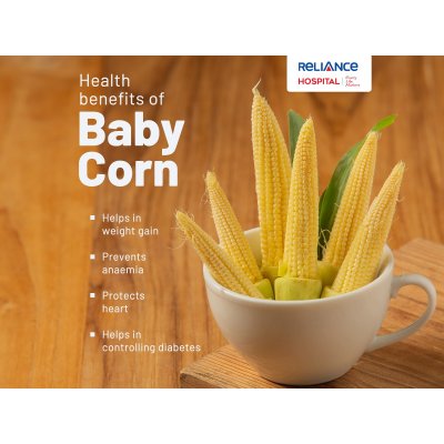 Health benefits of baby corn