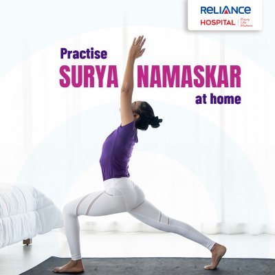 Practice Surya Namaskar at home