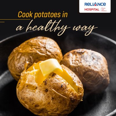 Cook potatoes in a healthy way