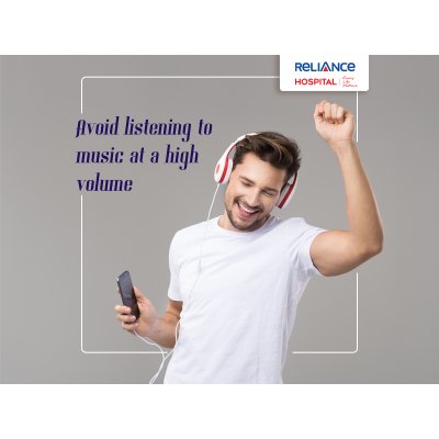 Avoid listening to music at a high volume
