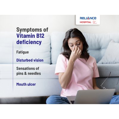 Symptoms of Vitamin B12 deficiency 