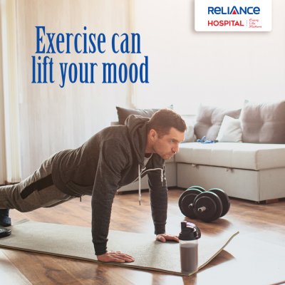 Exercise can lift your mood 