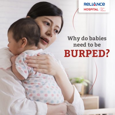 Why do babies need to be burped?
