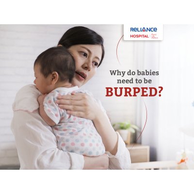 Why do babies need to be burped?