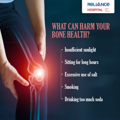 What can harm your bone health?