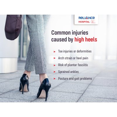 Common injuries caused by high heels