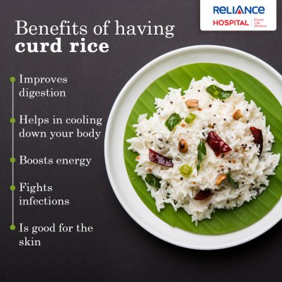 Benefits of eating curd rice 
