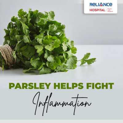 Parsley helps fight inflammation 