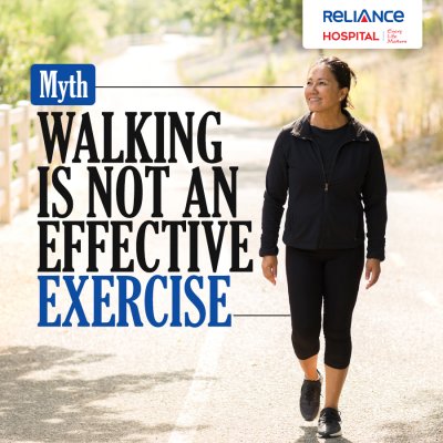 Myth - Walking is not an effective exercise 
