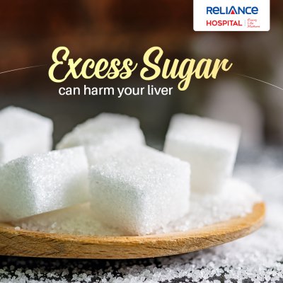 Excess sugar can harm your liver 