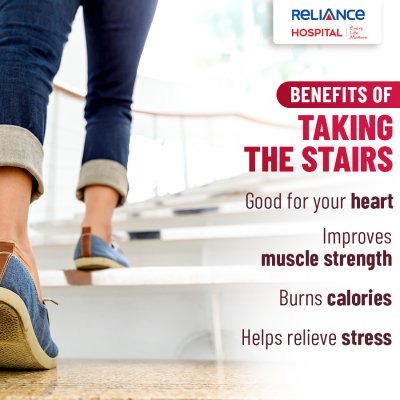 Benefits of taking the stairs 