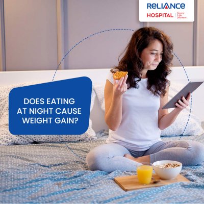 Does eating at night cause weight gain?