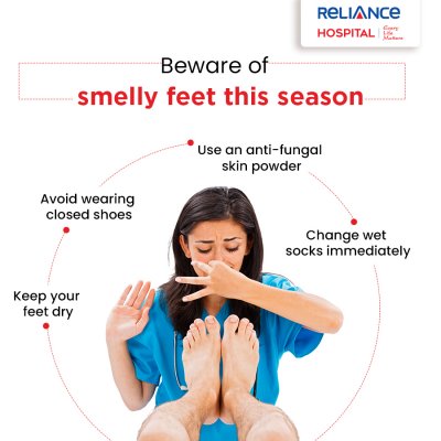 Beware of smelly feet this season 